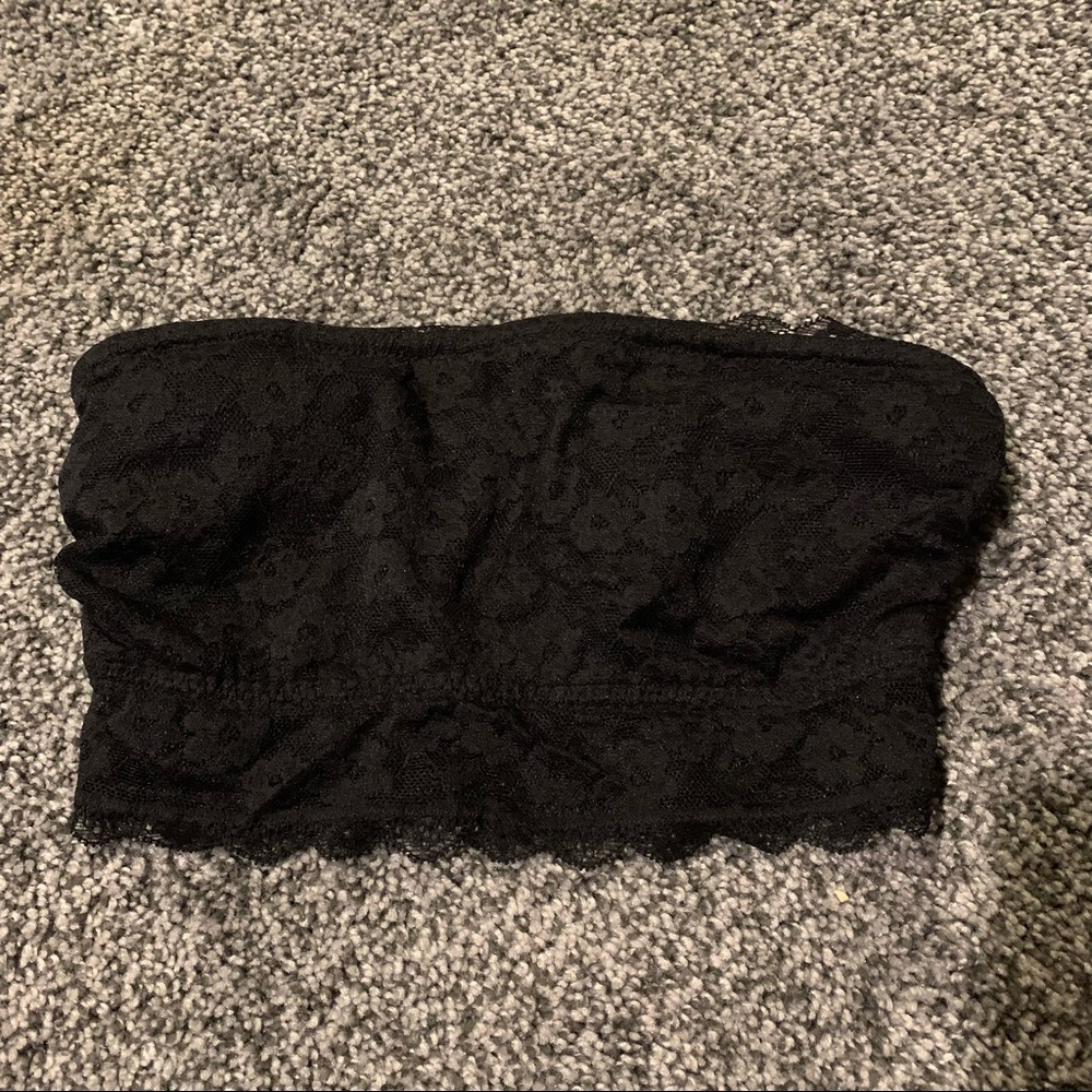 Gilly Hicks black Bandeau bra xs
